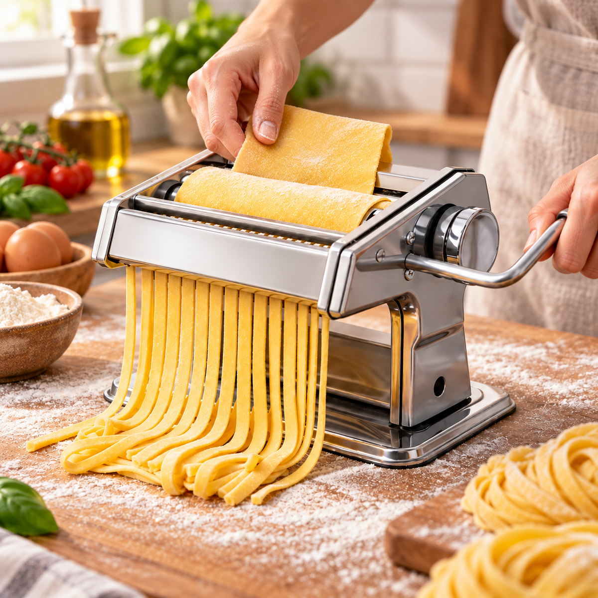 🍝 ¡Prepara pasta fresca en casa como un auténtico chef italiano!