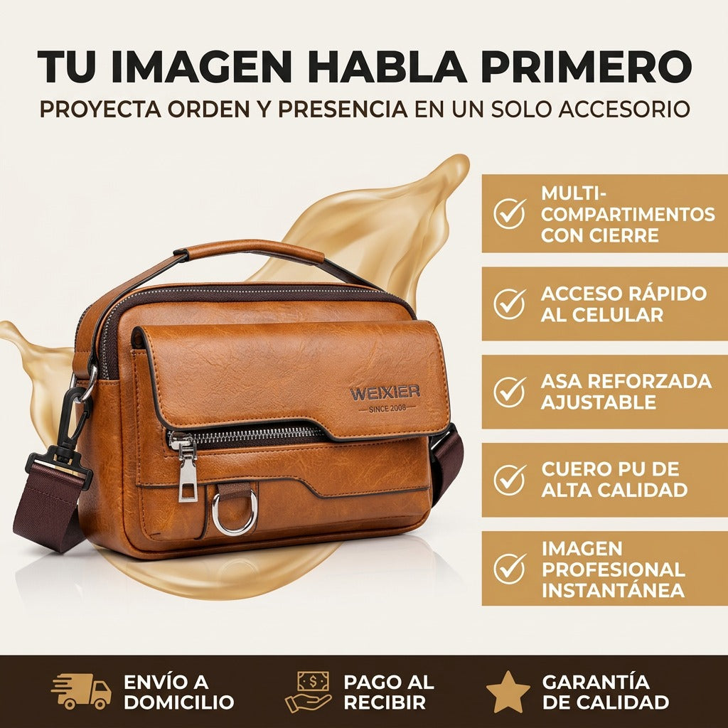 Bolso Weixier™ – Cuero Premium | Garantía de 5 Años